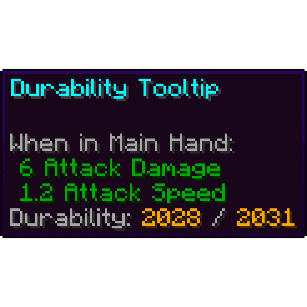 Durability Tooltip icon