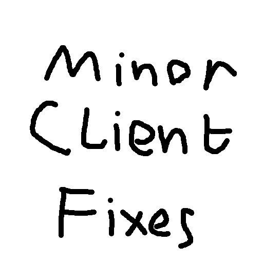 Minor client fixes icon