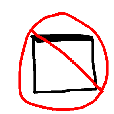 Borderless icon