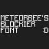 meteorbee's blockier font icon