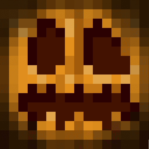 Pumpkin Blur, Pixelated and Circular! icon