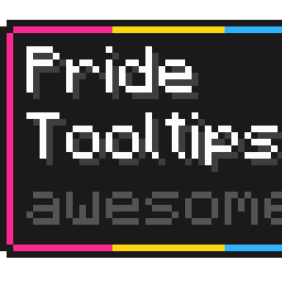 Pansexual Pride Flag Tooltip (Frame-only Tricolor) icon