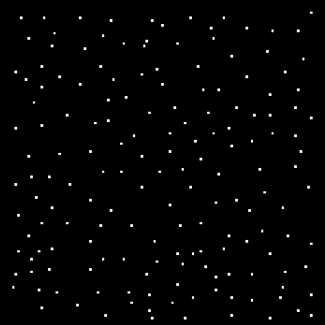 Night sky and stars on black concrete icon