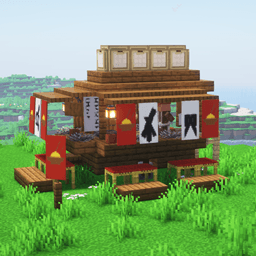 Asian food cart icon
