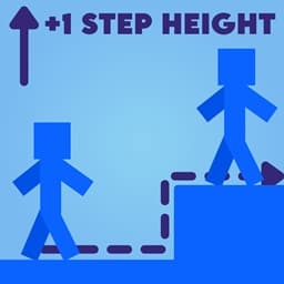 Plus 1 Step Height icon