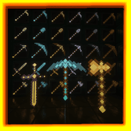 MrSwords & Tools 3D Glowing icon