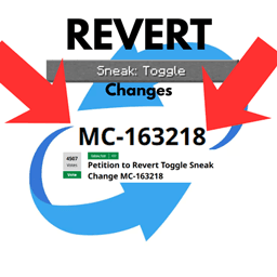 Revert Toggle Sneak icon
