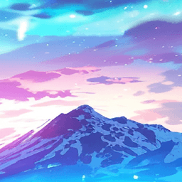 Sky Fantasy magic landscape icon