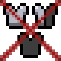 No Armour Armor HUD Hotbar icon