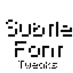 Subtle Font Tweaks icon