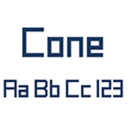 Cone Font icon