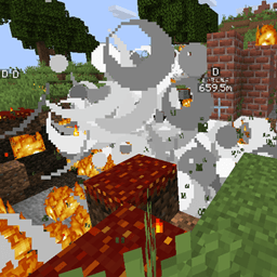Napalm explosion (explosion with fire) icon