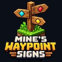 Mine's Waypoint Signs icon