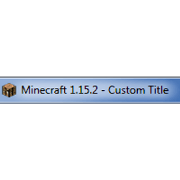 Custom Window Title icon