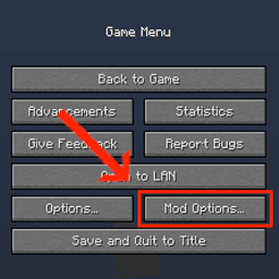 Game Menu Mod Option [Forge] icon