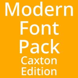 Modern Font Pack - Caxton Edition icon